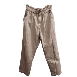 Emory Park Grey Ultra High Rise Straight Pants Size Medium